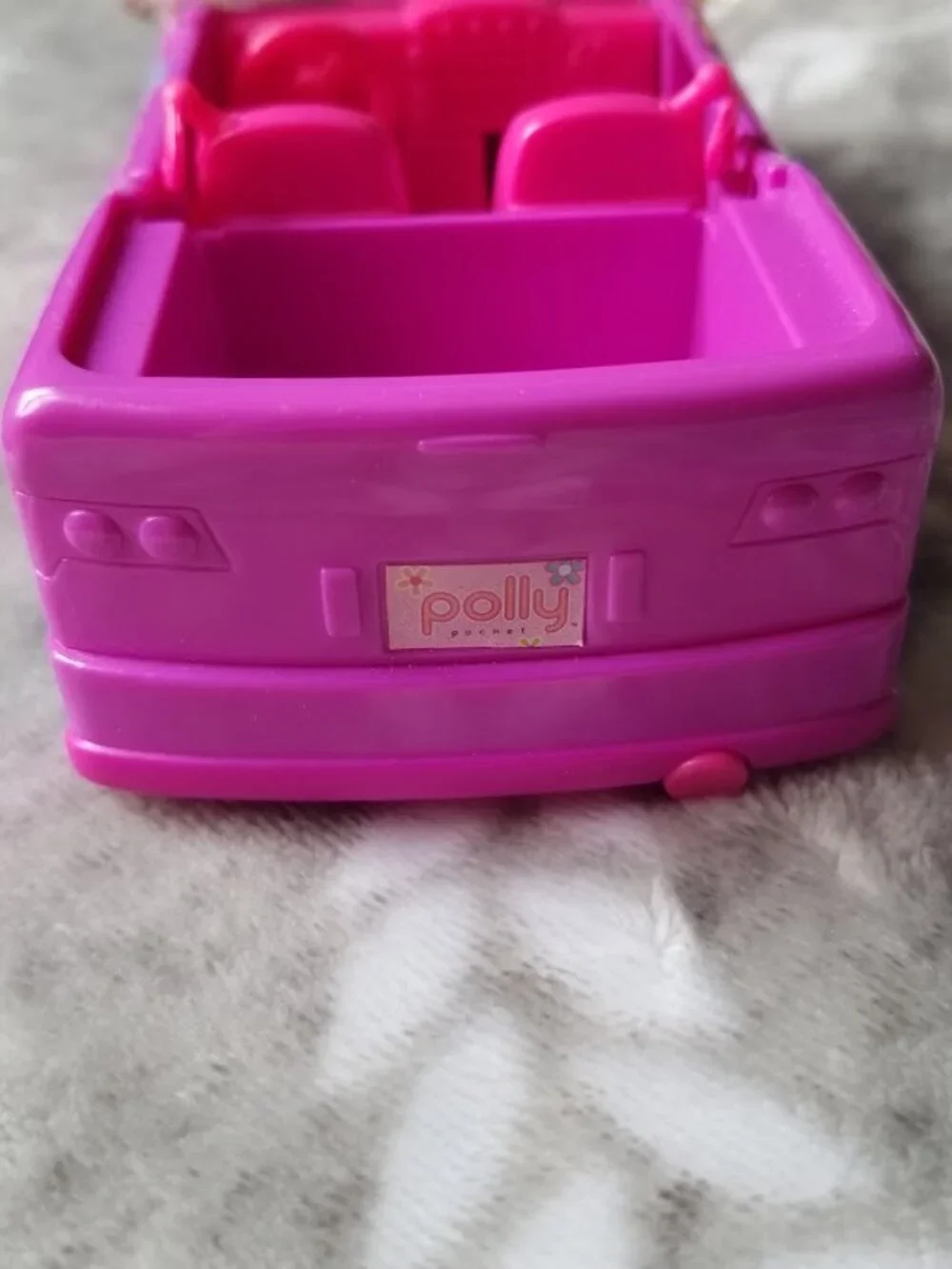 Vintage Polly Pocket Designables Convertible Car Purple Y2K 2008 N7263